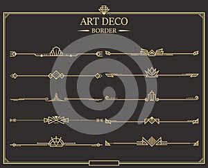 Art Deco Border 10 set