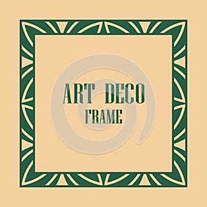 Art deco frame