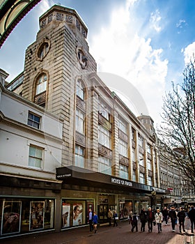 Art Deco building housing the Department Store House of Fraser in Bournemouth, Dorset, UK