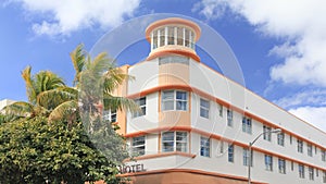 Art Deco building on Ocean Drive, Miami Beach photo