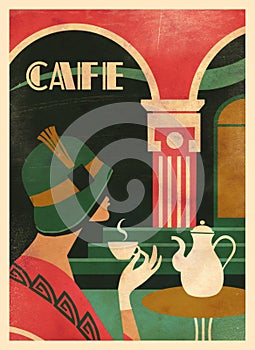 Art Deco CafÃÂ© photo