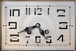 Art deco clockface from the early twentieth century