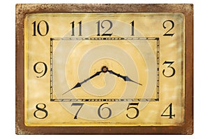 Art deco clockface from the early twentieth century