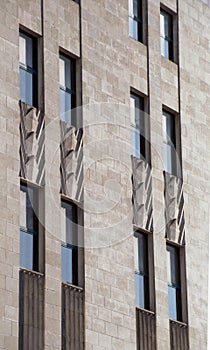 Art Deco facade details