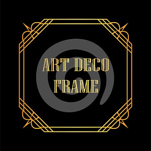 Art deco frame