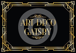 Art deco gatsby