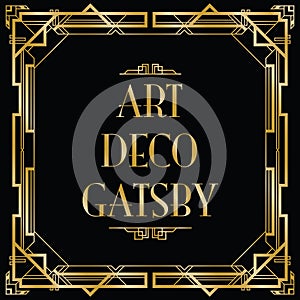 Art deco gatsby