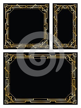 Art deco gatsby backgrounds