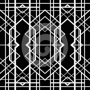 Art deco geometric pattern photo