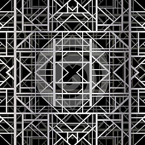 Art deco geometric pattern