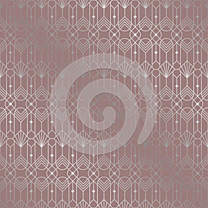 Art deco geometric seamless pattern