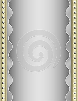 Art Deco metallic background