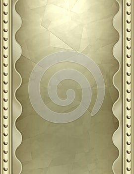 Art Deco metallic background