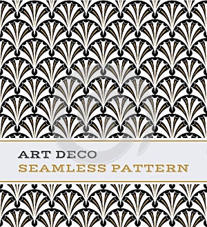 Art Deco seamless pattern 35Art Deco seamless pattern black white and gold colours 07