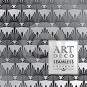 Art Deco seamless vintage wallpaper pattern