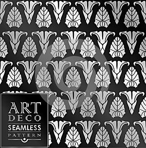 Art Deco seamless vintage wallpaper pattern