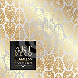 Art Deco seamless vintage wallpaper pattern