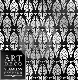 Art Deco seamless vintage wallpaper pattern