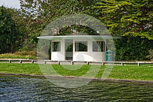 Art Deco shelter in English park