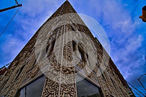 Art deco skyscrapers in downtown Tulsa Mink-Adams Hotel