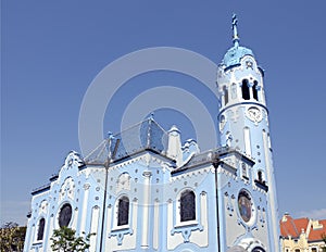 The art-deco St. Elisabeth (Blue) church in Bratislava