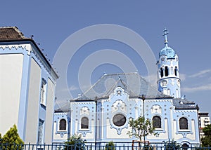 The art-deco St. Elisabeth (Blue) church in Bratislava