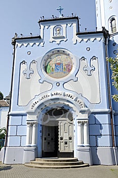 The art-deco St. Elisabeth (Blue) church in Bratislava