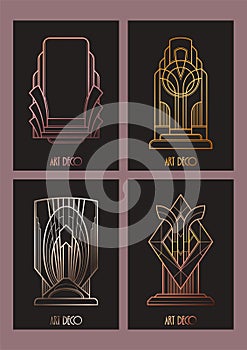 Art Deco Style Decorative Elements