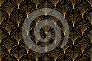 Art deco style - geometric pattern background
