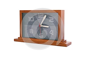 Art deco wooden clock