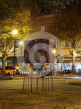 Art Displayed Downtown in Columbus Georgia