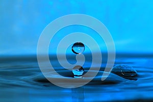 Art of a drop of drinking water