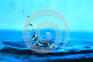 Art of a drop of drinking water