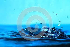 Art of a drop of drinking water