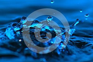 Art of a drop of drinking water