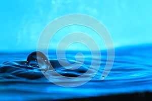 Art of a drop of drinking water