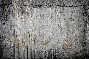 Art Empty of the splendor of a dark concrete wall with a flowing cement, surface, or texture Suitable for design  background.work