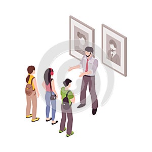 Art Gallery Guide Composition