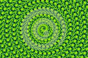 Art green spiral abstract pattern background