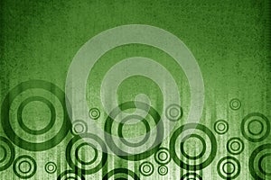 Art grunge green circle abstract pattern background