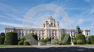 Art History museum, an old building from 1891 in Vienna, Austria. Culture, tourism, exterior.