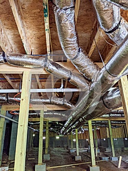 The art of hvac ductwork in a residential crawl space