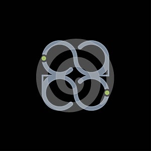 Abstract geometric logo