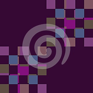 Abstract, square, pattern, design, mosaic, texture, tile, purple, pink, colorful, squares, wallpaper, wall, illustration, blue, ge