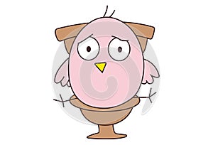 Vector Cartoon Illustration Of Cute Chick