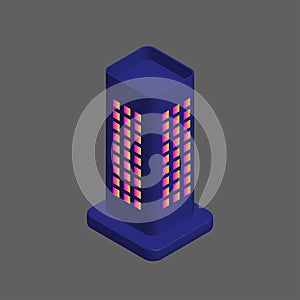 Vector illustration of ÃÂ°sometric simple house design