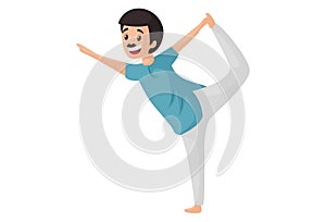 Vector Graphic Illustration of Happy Man