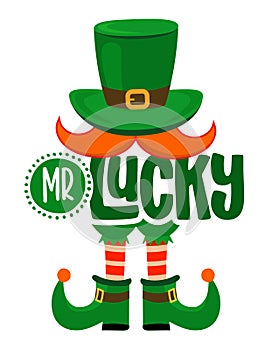 Mister Lucky - funny St Patrick`s Day photo