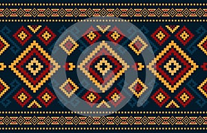 Pixel pattern Design. Design for Saree, Patola, Sari, Dupatta, Vyshyvanka, rushnyk, dupatta, Clothing, fabric, batik photo