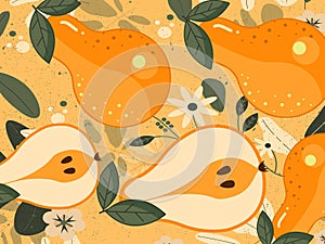 background of fruits